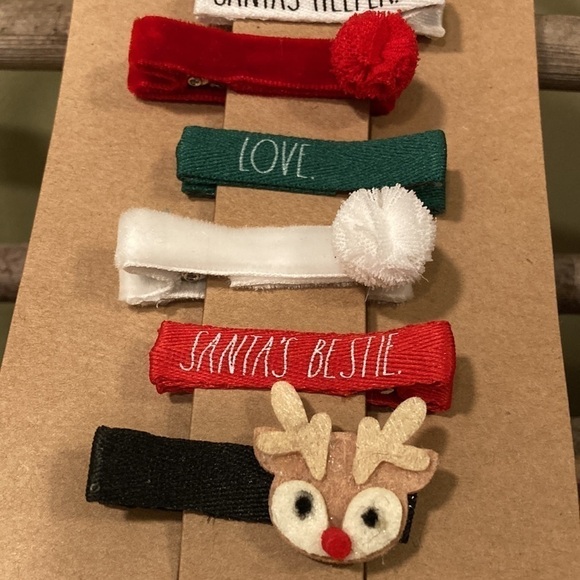 Rae Dunn Christmas CLIP BARRETTS - Picture 3 of 8